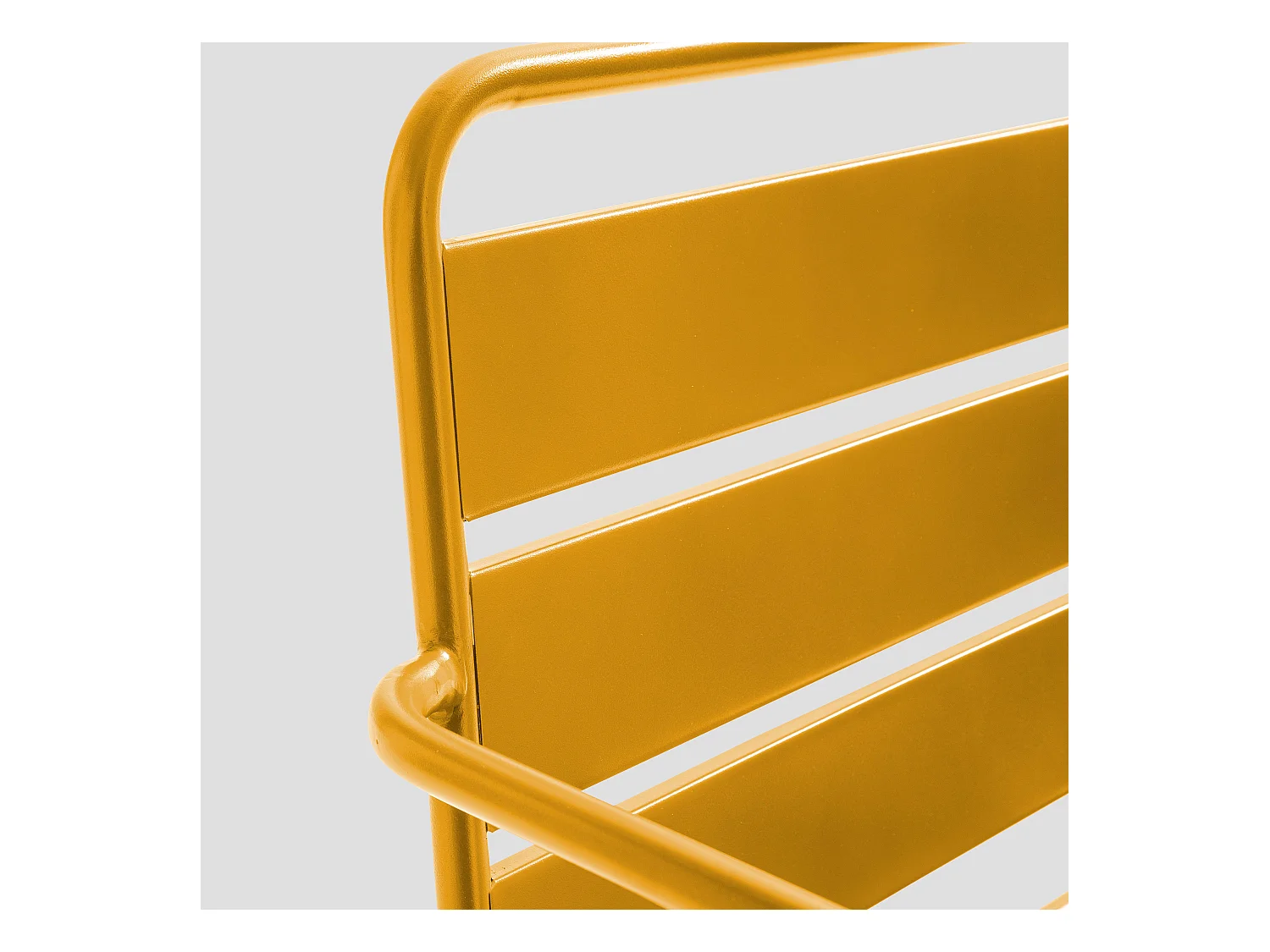 Canapé de jardin en métal jaune - Palavas