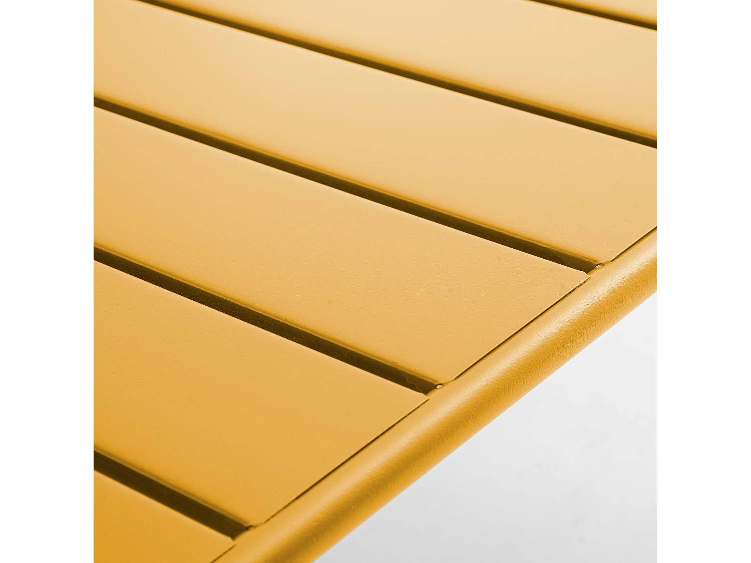 Canapé de jardin en métal jaune - Palavas