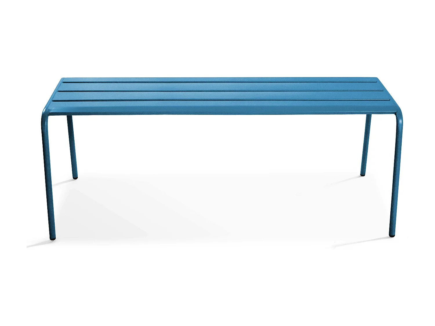 Blauwe Pacific stalen tuinbank