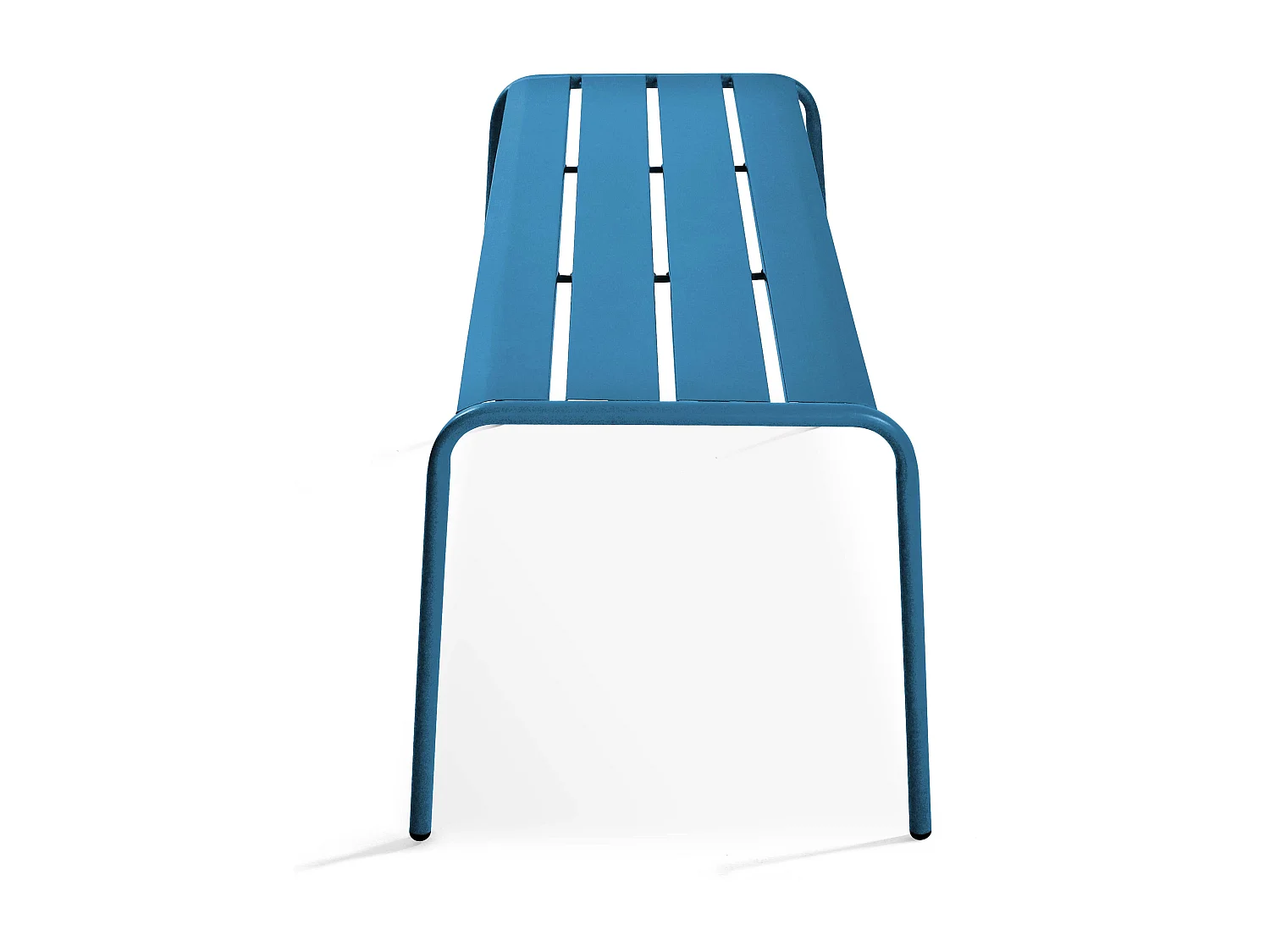 Blauwe Pacific stalen tuinbank