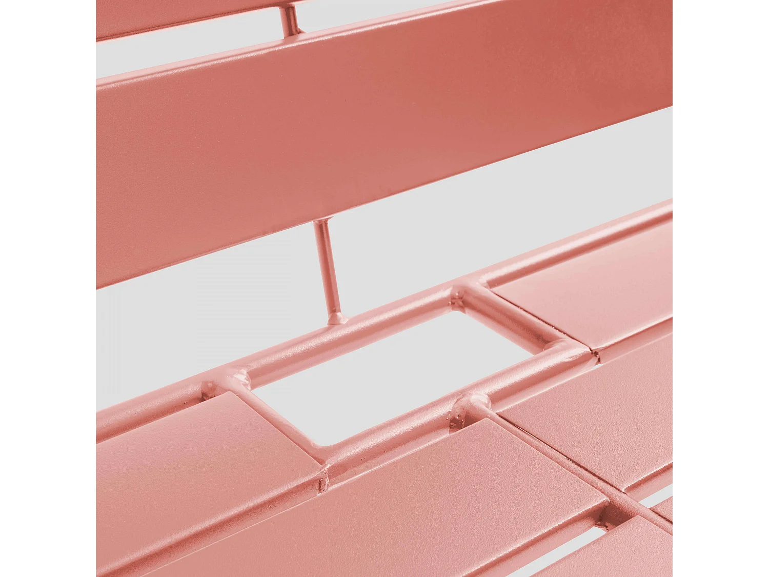 Canapé de jardin en métal argile - Palavas