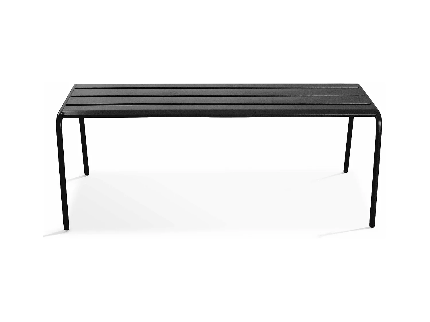 Antraciet stalen tuinbank