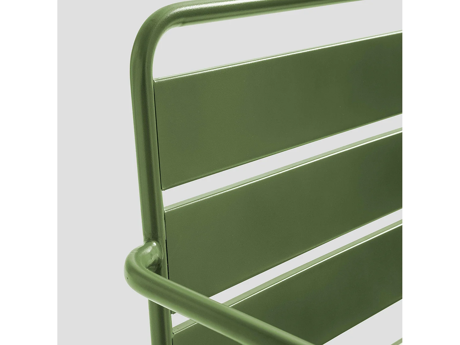 Canapé de jardin en métal vert cactus - Palavas