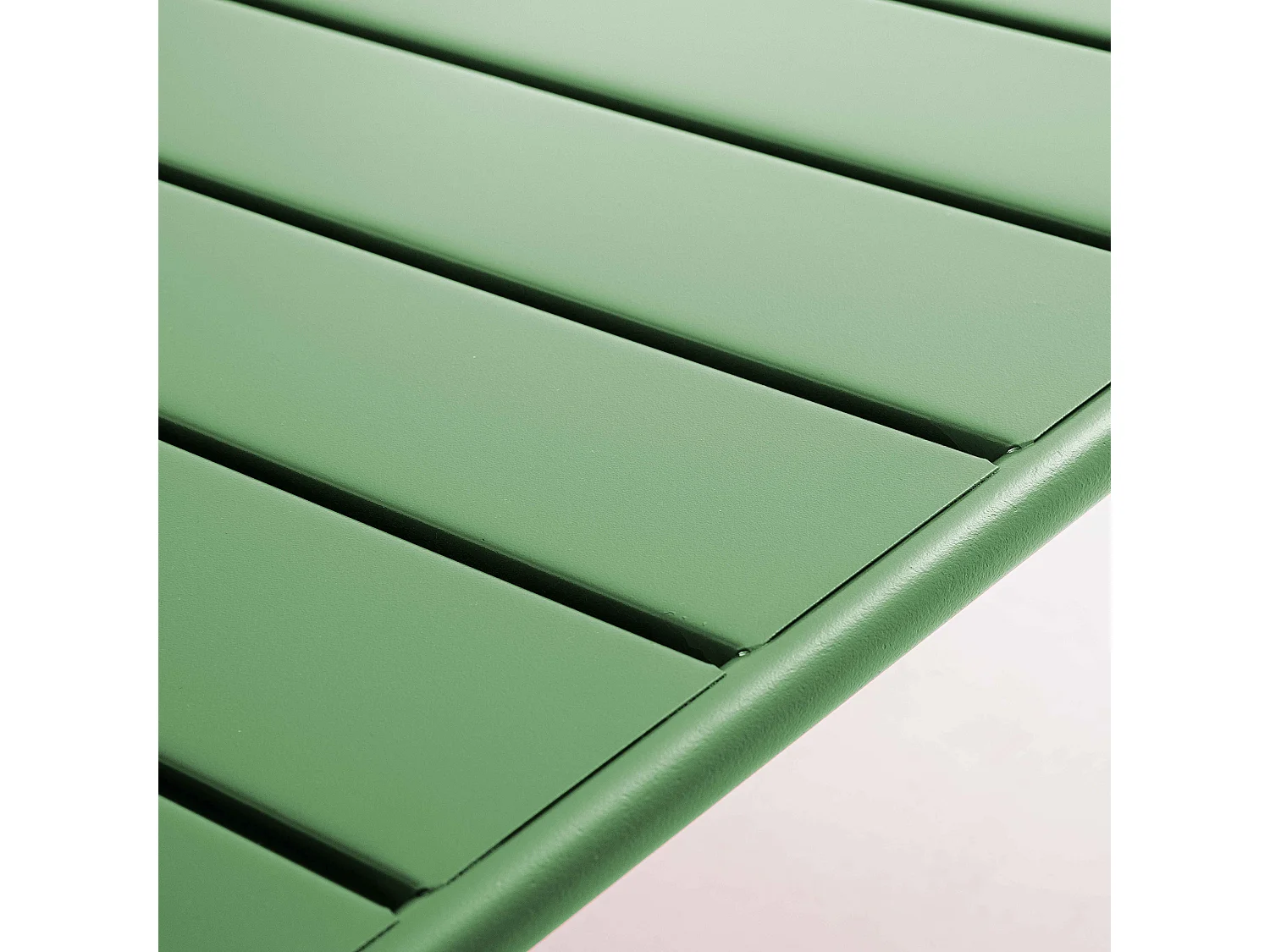 Canapé de jardin en métal vert cactus - Palavas