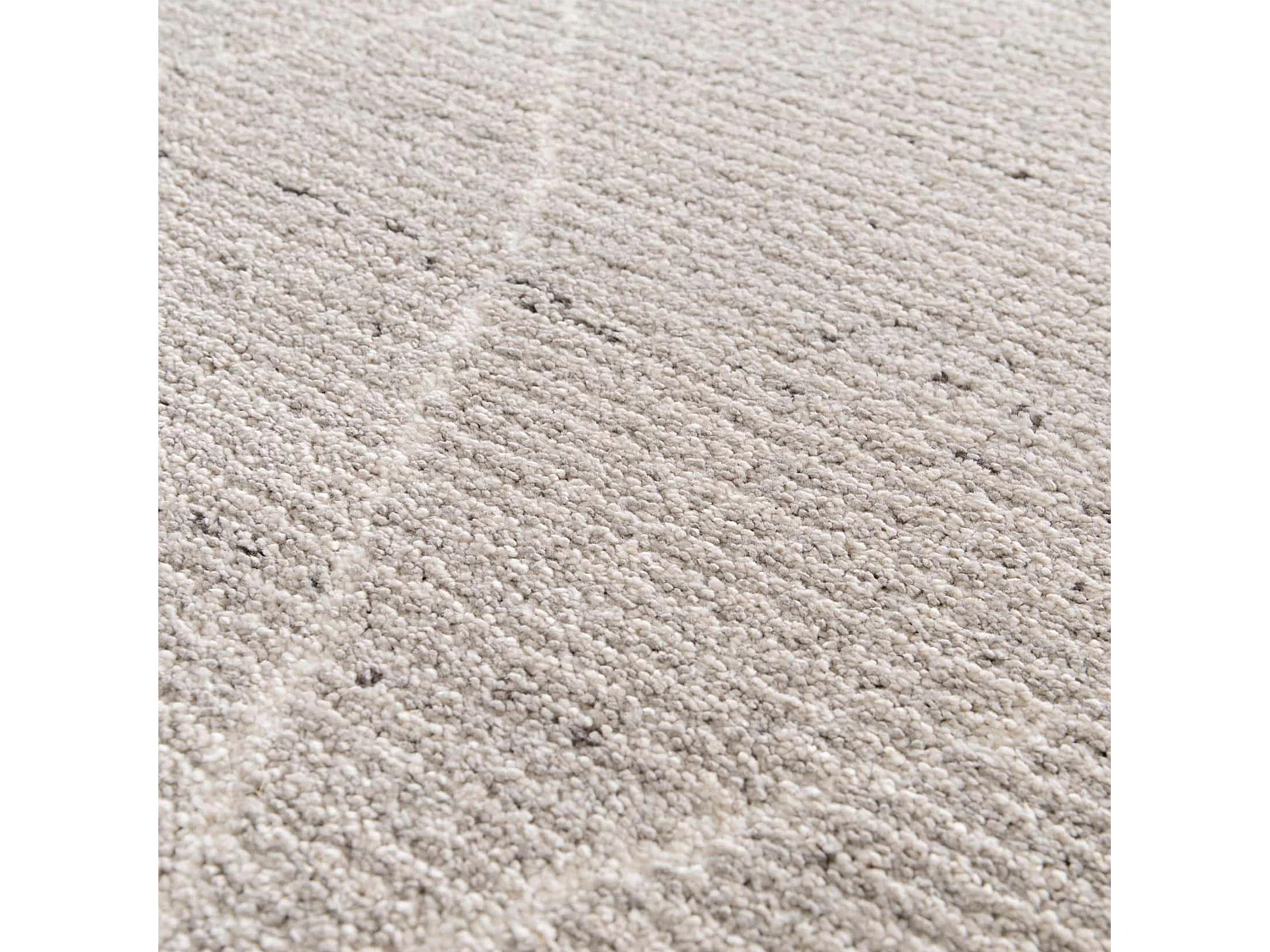 Tapis rectangulaire motif berbère gris clair 160 x 230 cm