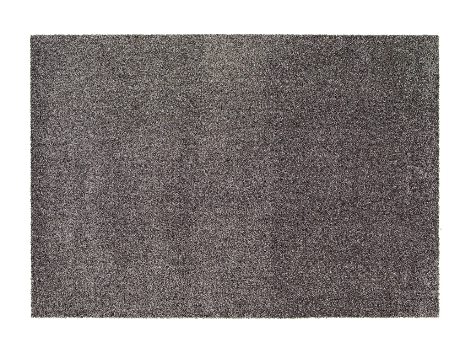 Tapis uni à poils longs en polypropylène 160 x 230 cm gris