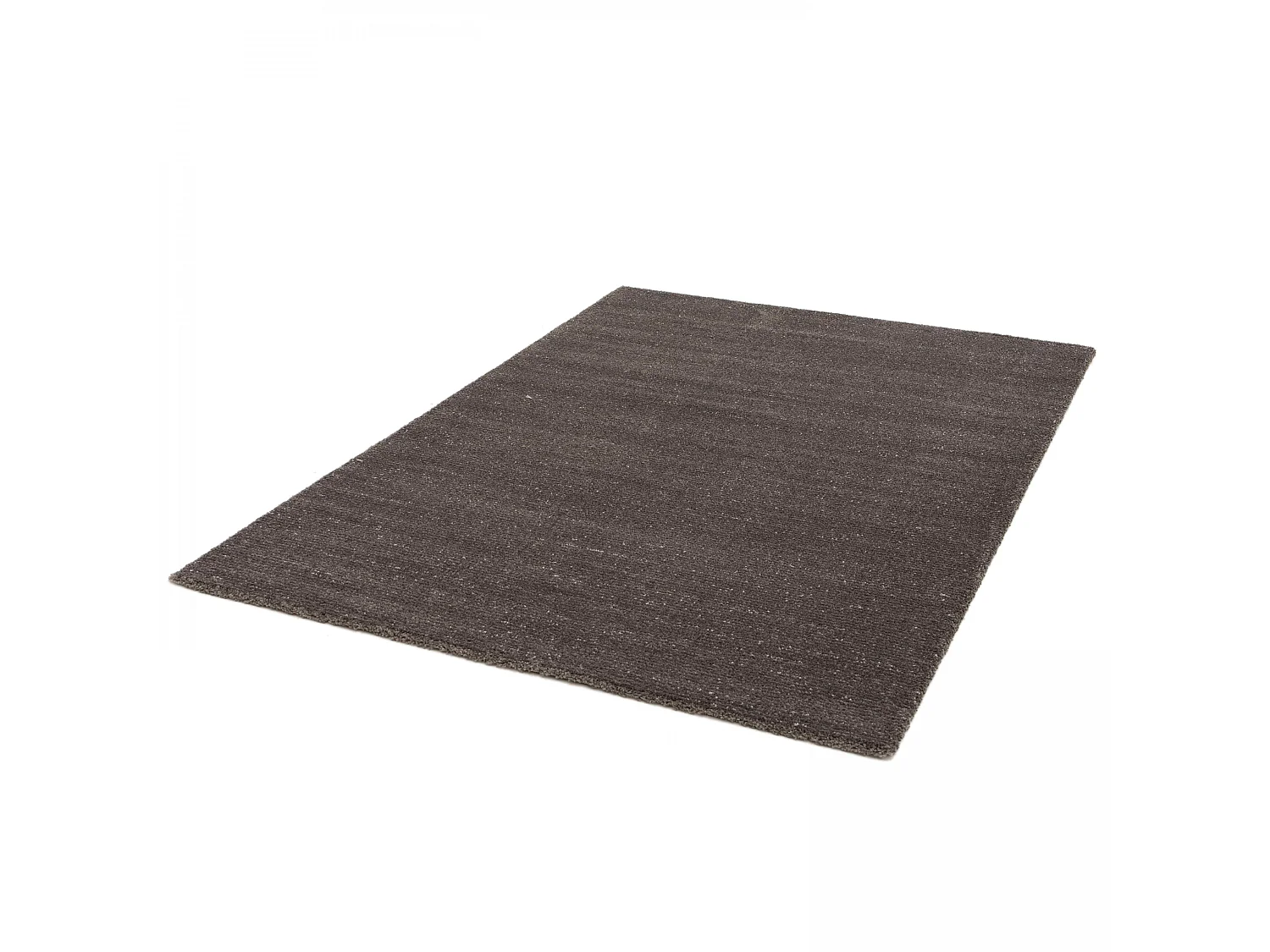 Tapis rectangulaire en polypropylène gris anthracite 120 x 170 cm