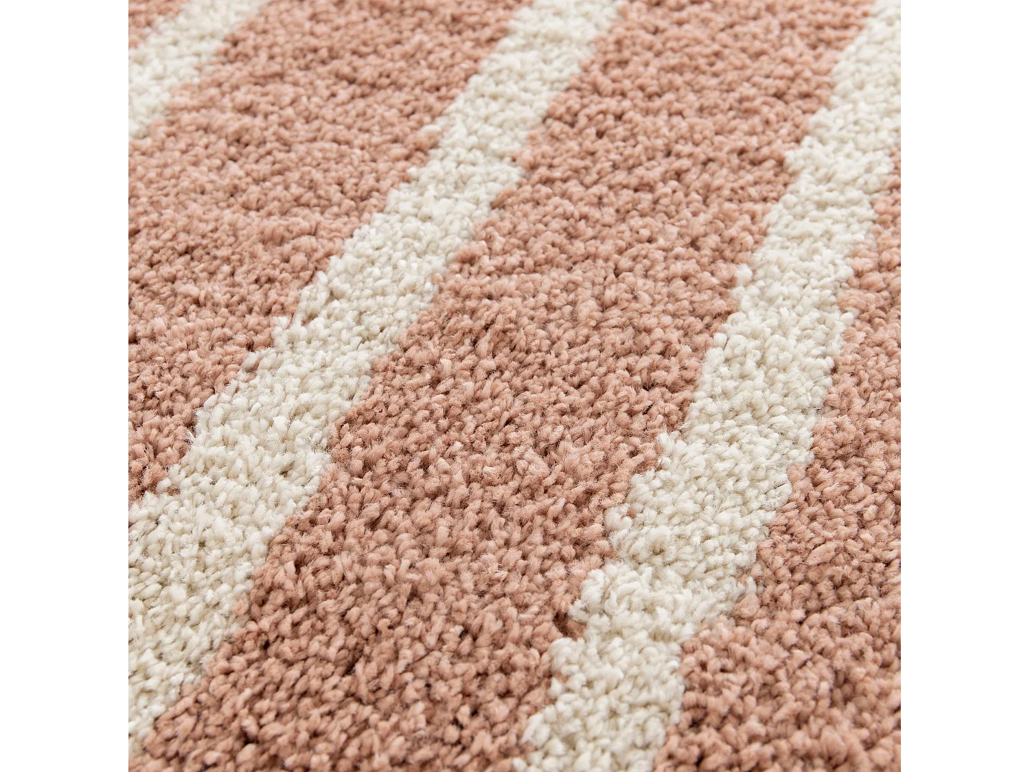 Tapis rectangulaire motif arc-en-ciel rose 160 x 230 cm