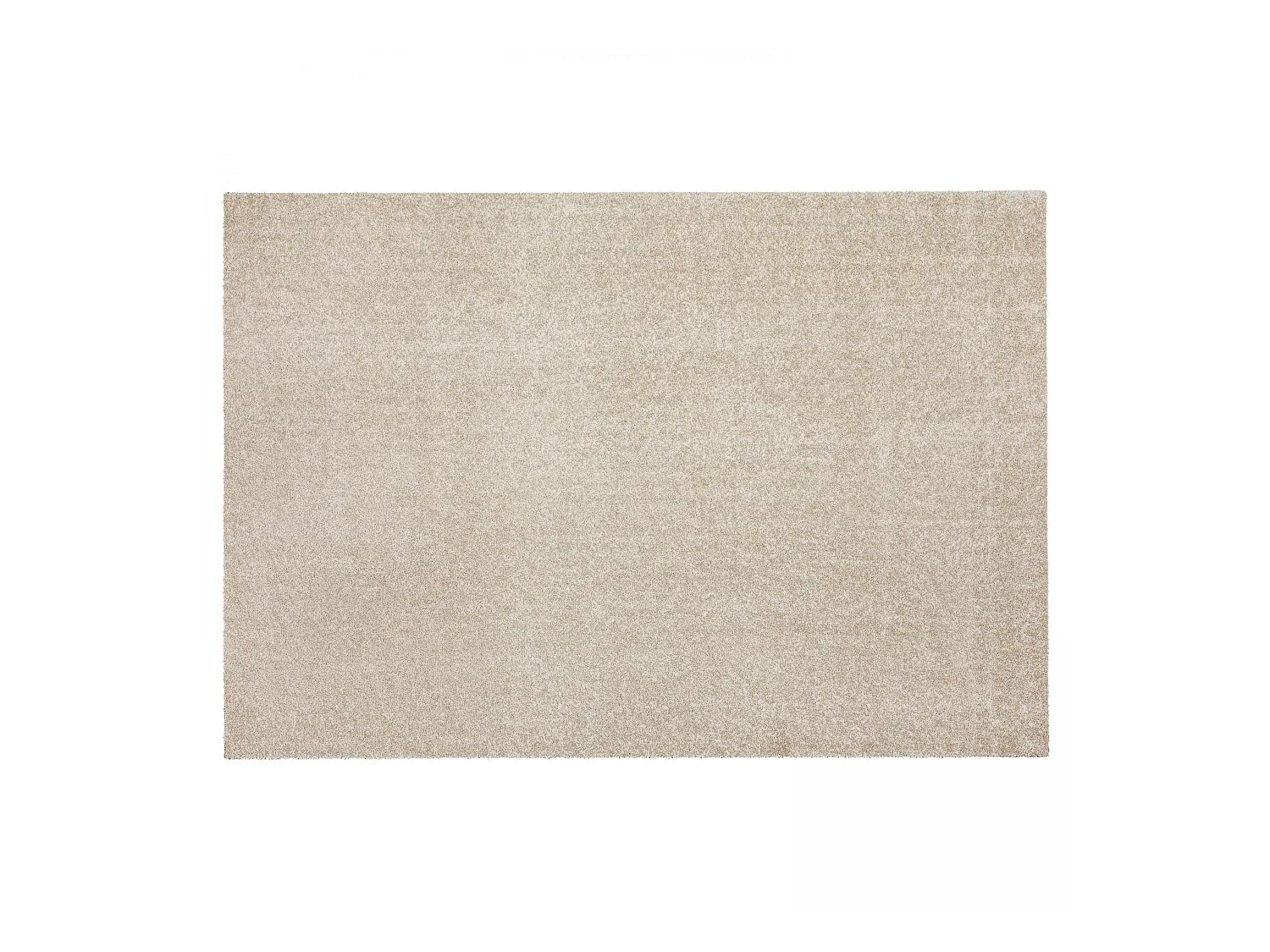 Tapis uni à poils longs en polypropylène 160 x 230 cm sable