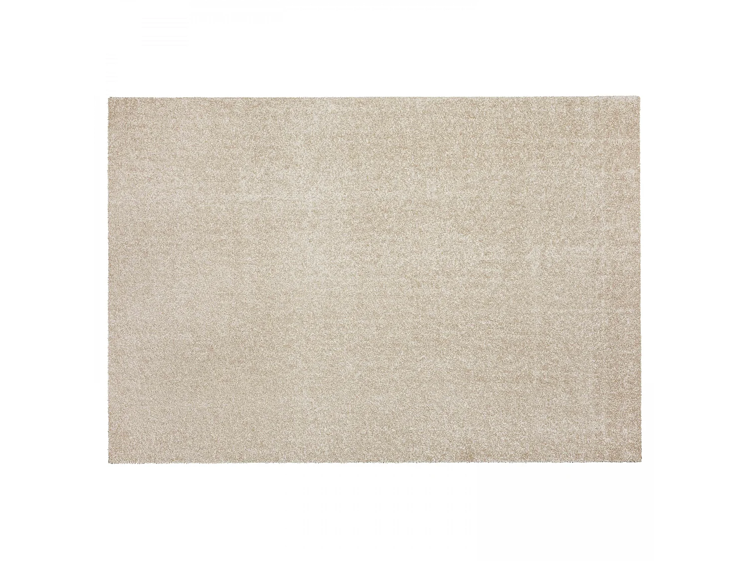 Tapis uni à poils longs en polypropylène 160 x 230 cm sable