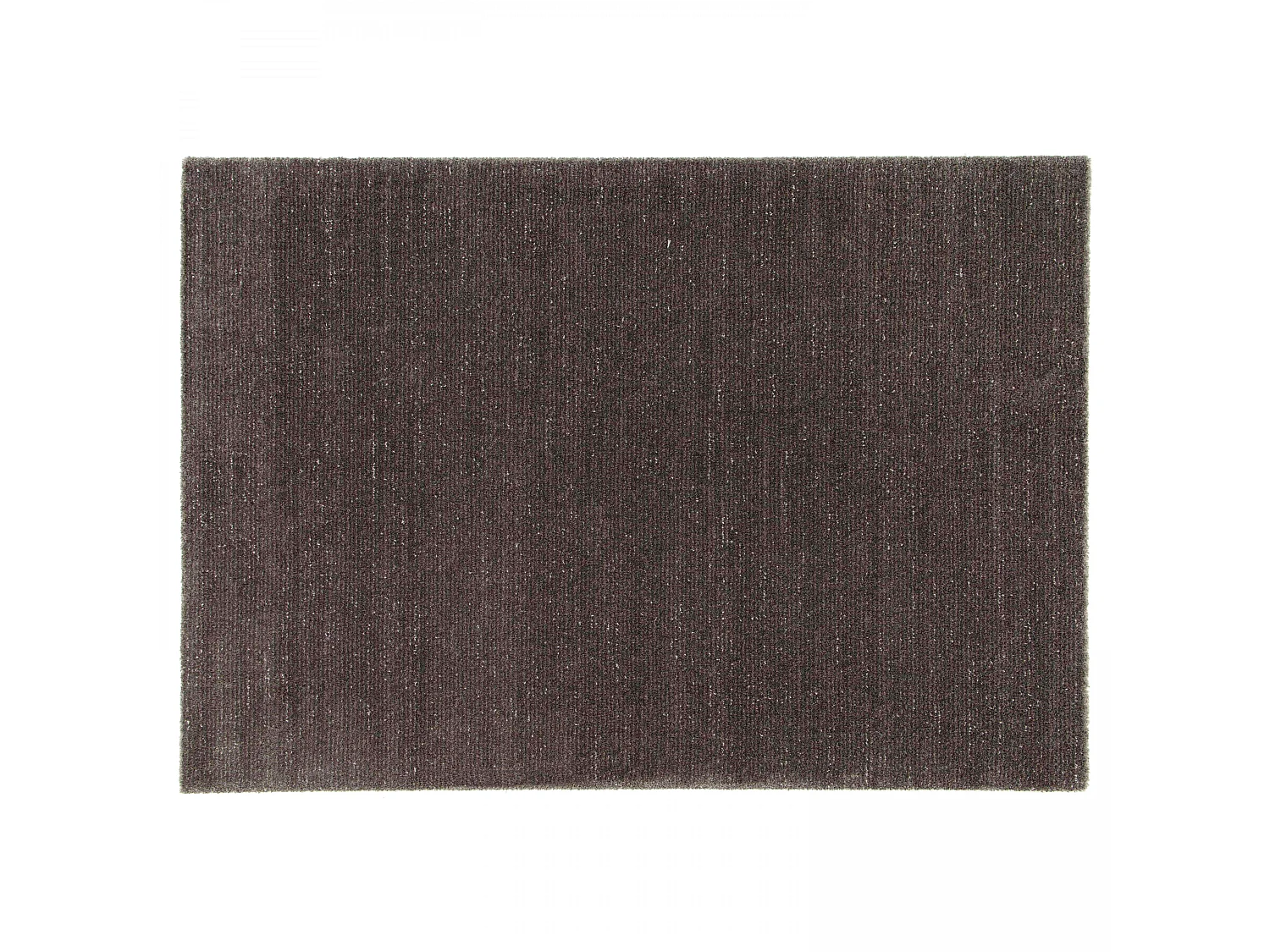 Tapis rectangulaire en polypropylène gris anthracite 160 x 230 cm