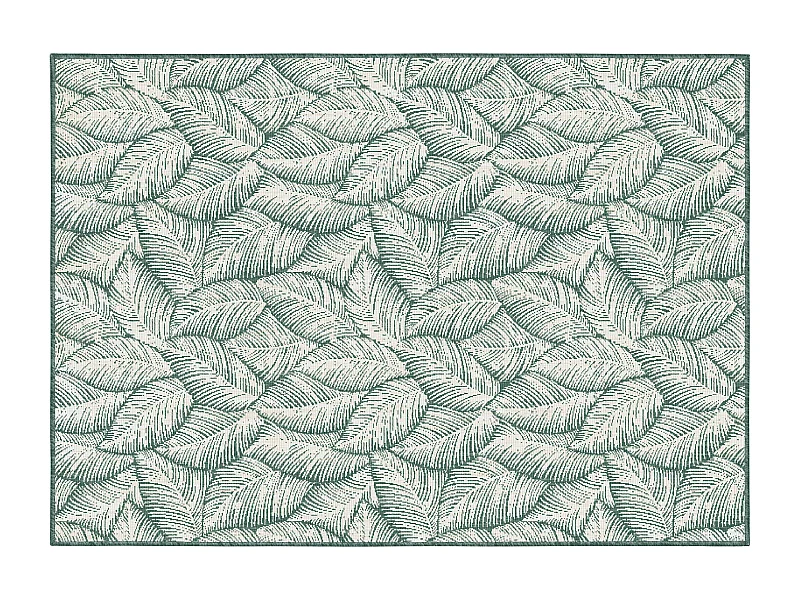 Tapis d'extérieur en polypropylène 200 x 290 cm vert