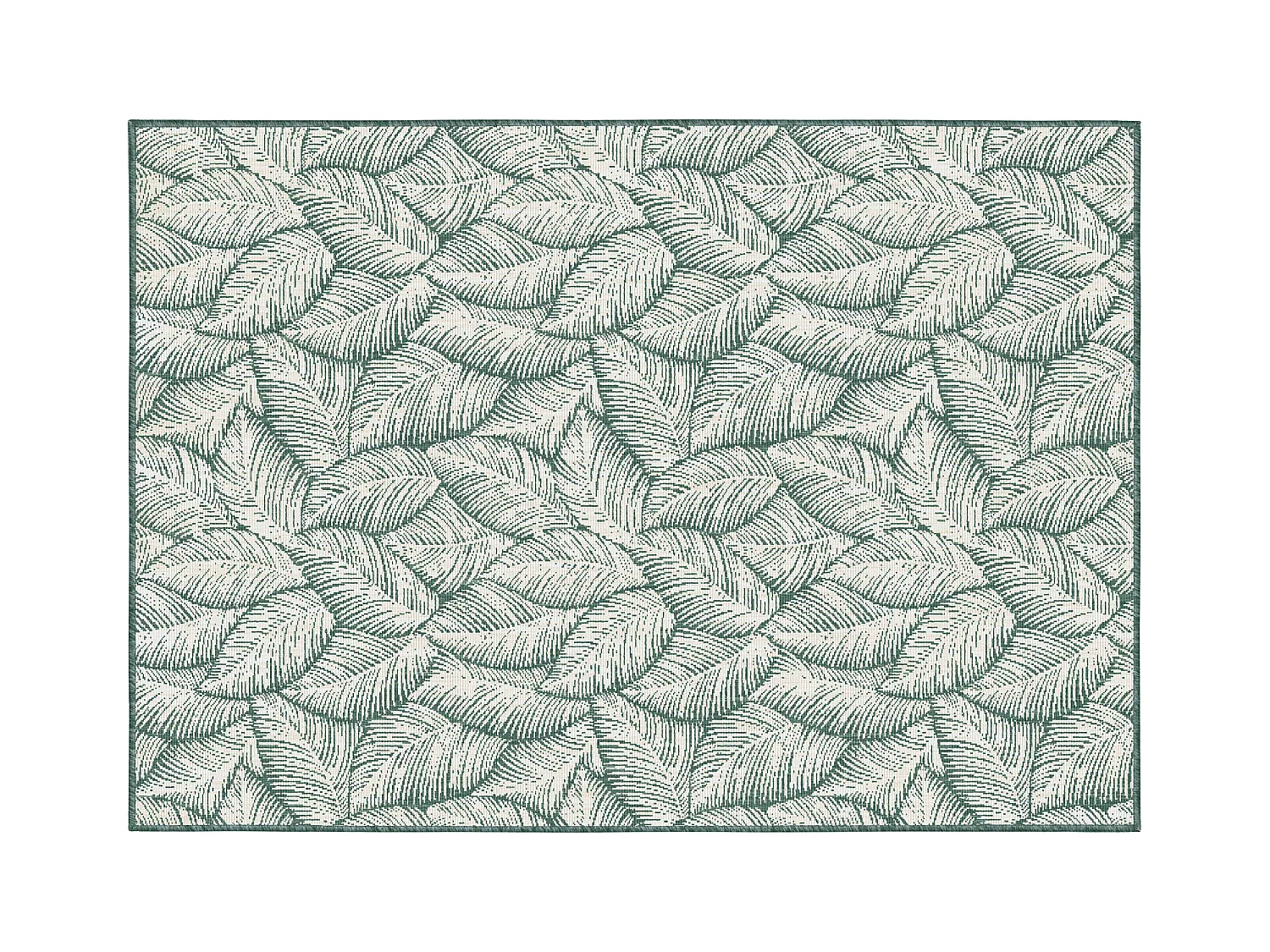 Tapis d'extérieur en polypropylène 200 x 290 cm vert