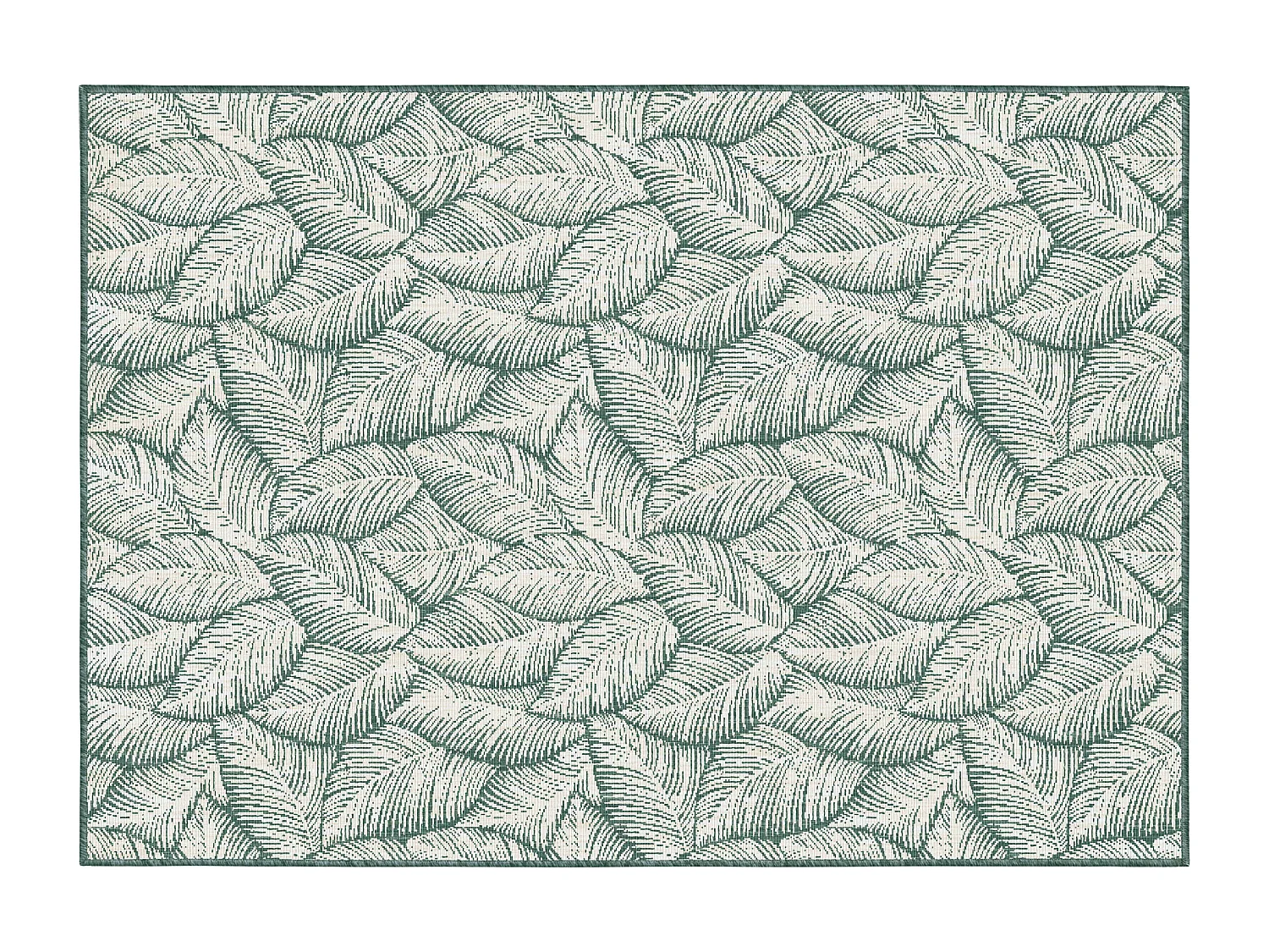 Tapis d'extérieur en polypropylène 200 x 290 cm vert