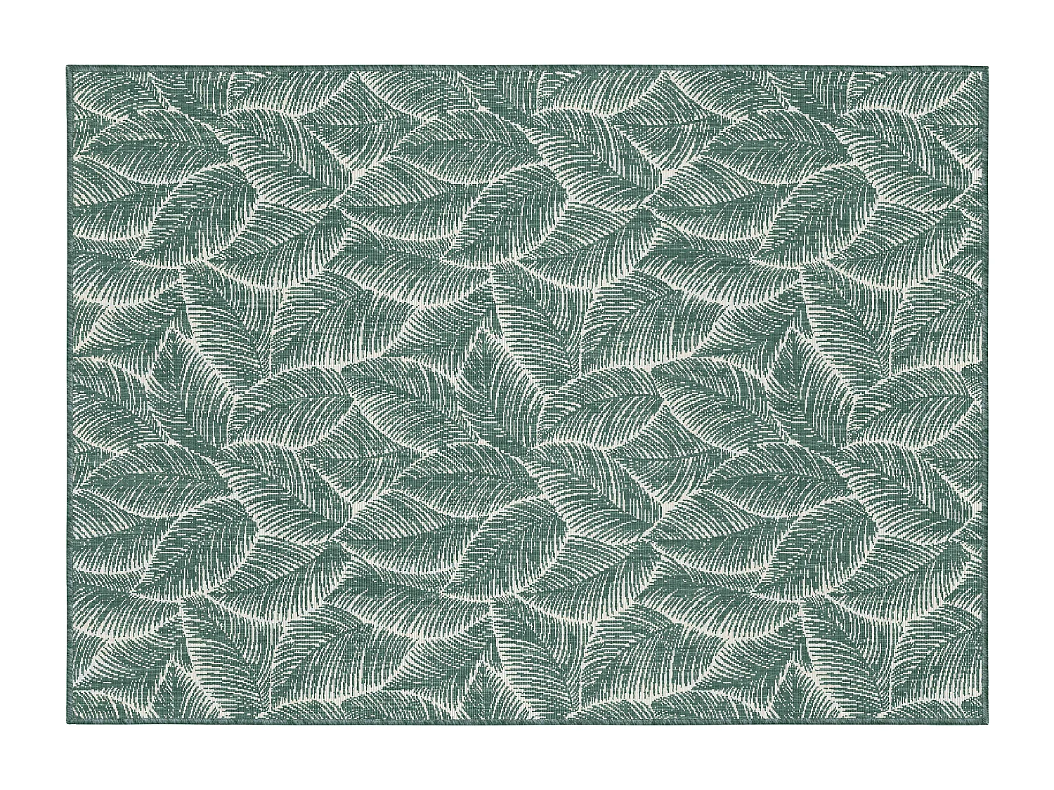 Tapis d'extérieur en polypropylène 200 x 290 cm vert