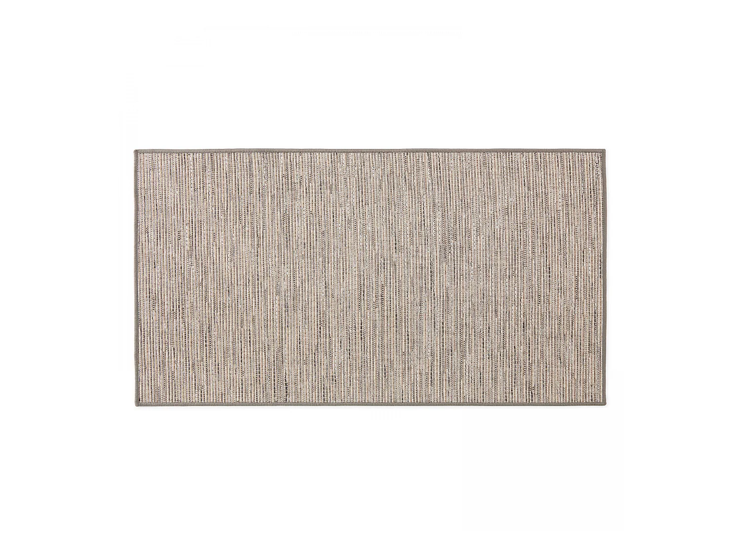 Tapis rectangulaire en polypropylène 80x150 cm terre