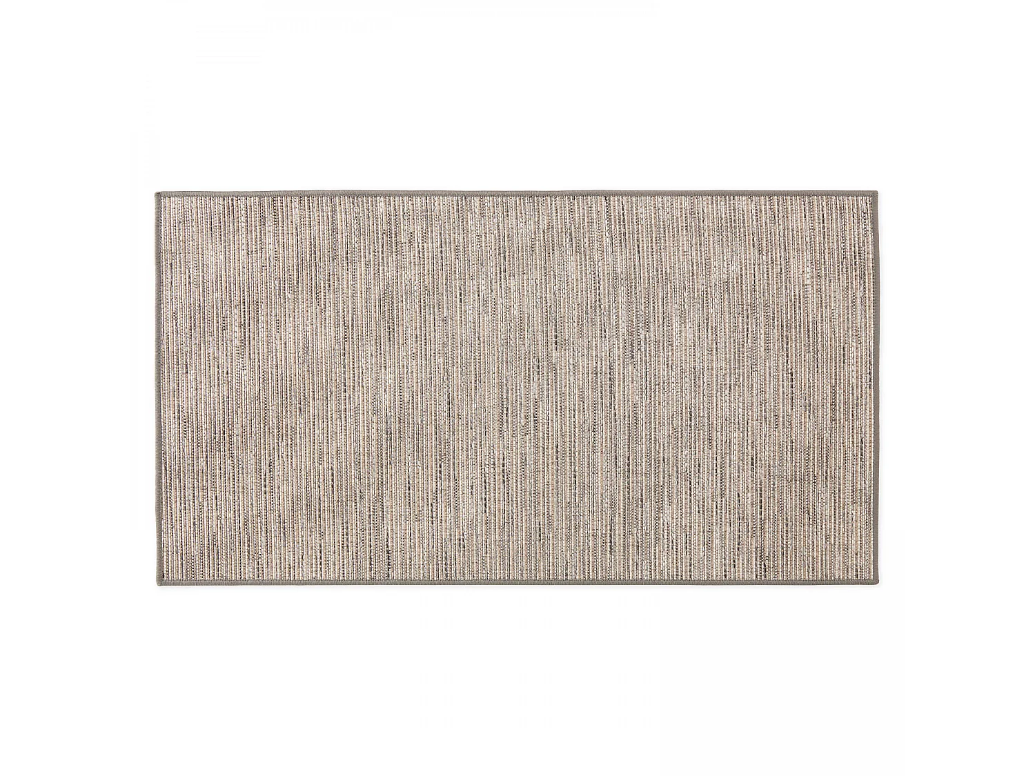 Tapis rectangulaire en polypropylène 80x150 cm terre