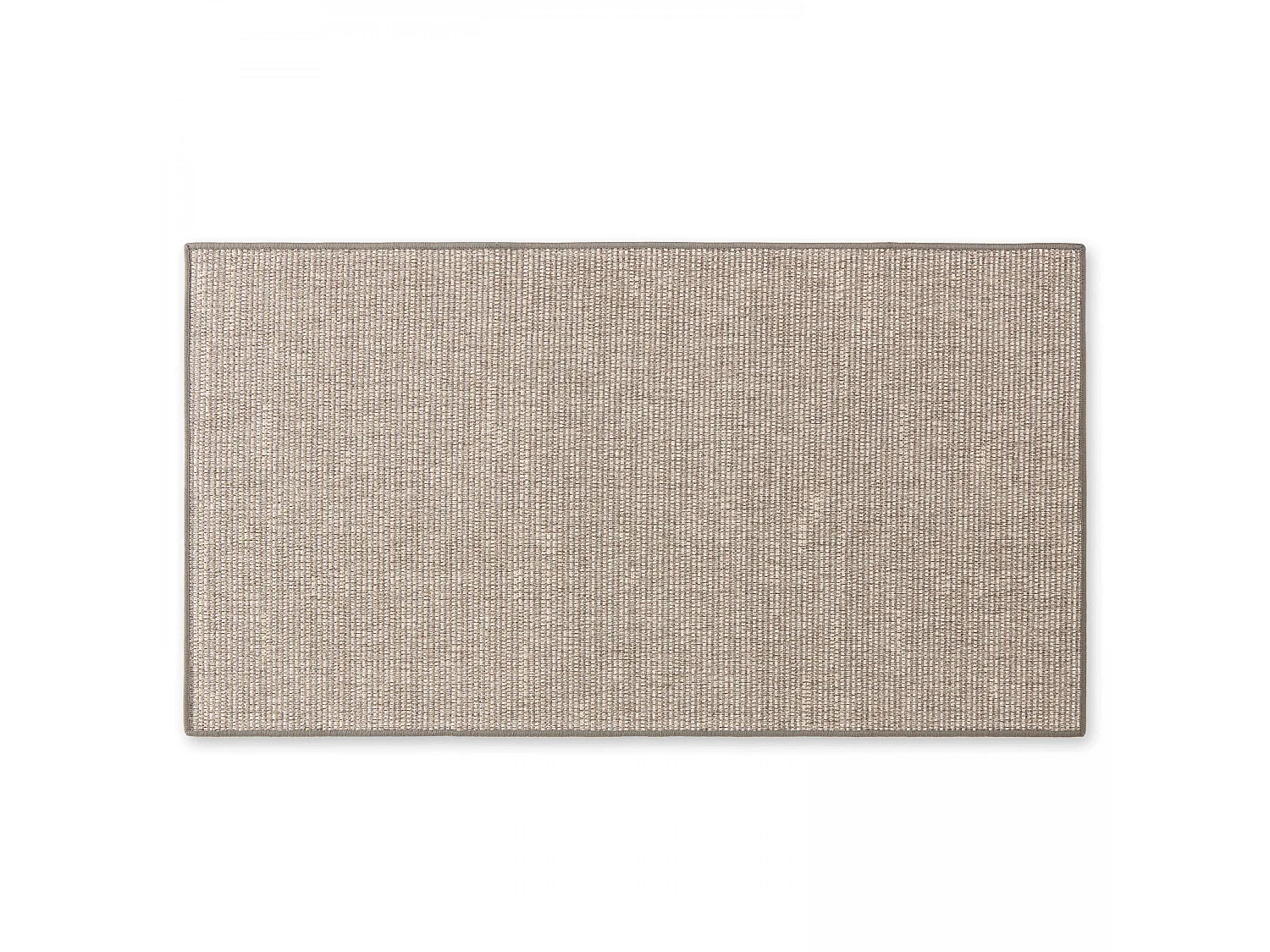 Tapis rectangulaire en polypropylène 80x150 cm terre