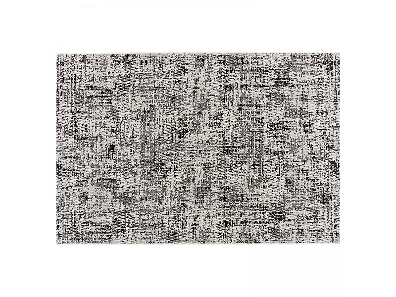 Tapis d'extérieur en polypropylène 160 x 230 cm blanc
