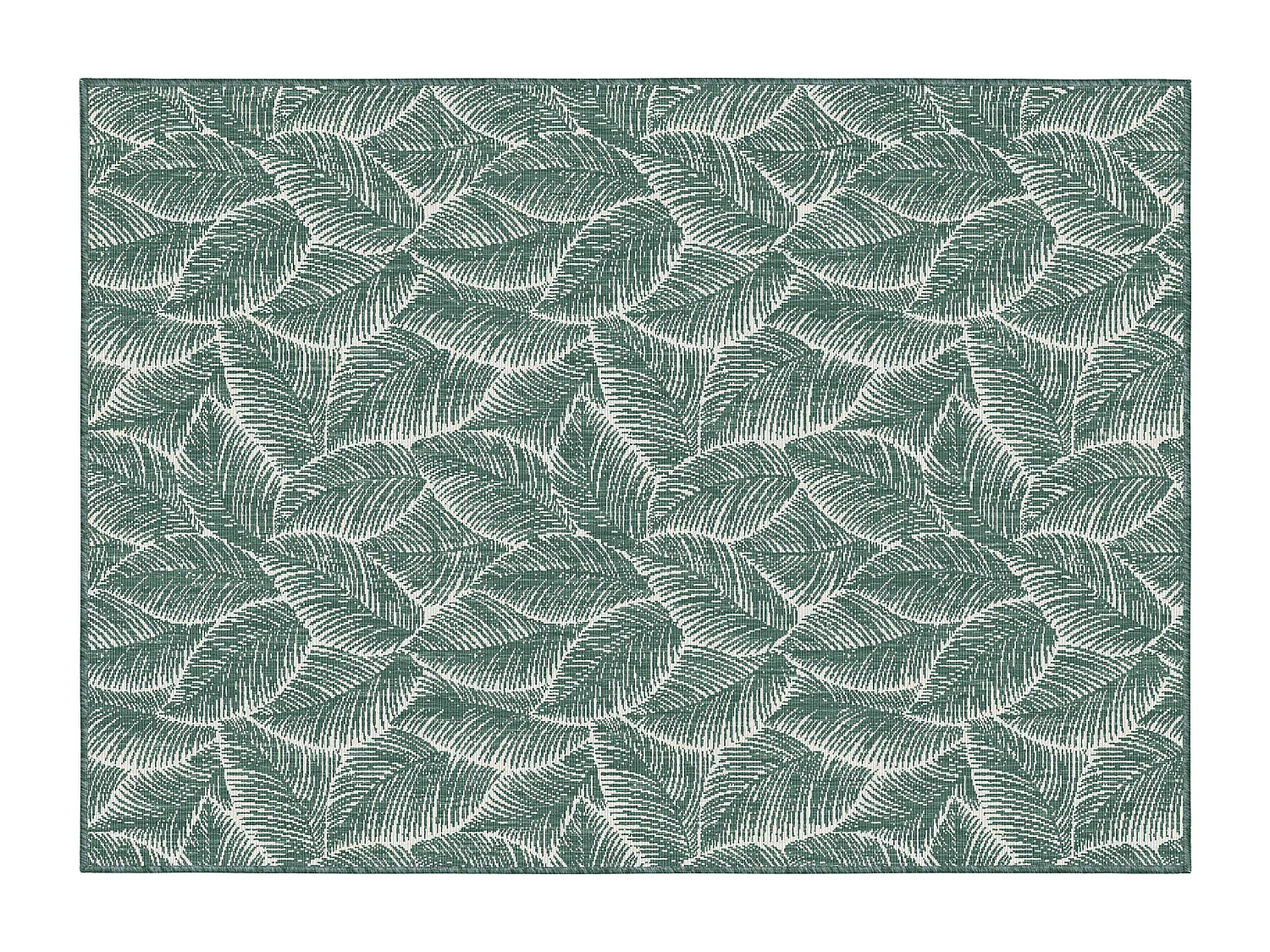 Tapis d'extérieur en polypropylène 160 x 230 cm vert