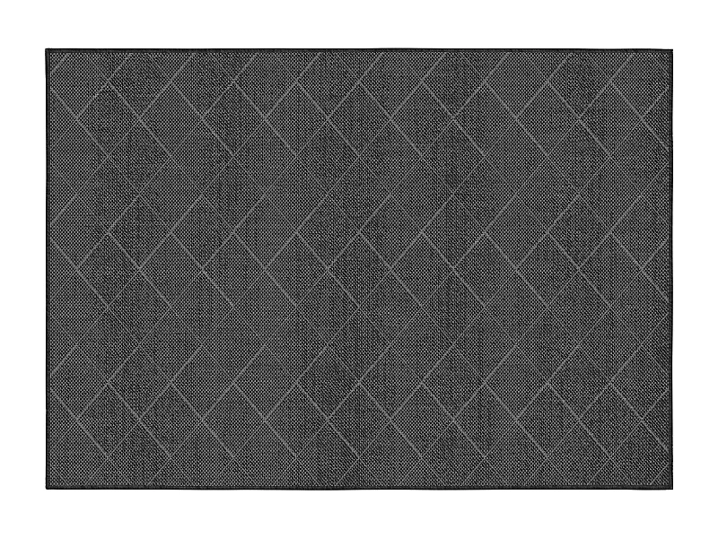 Buitentapijt van polypropyleen 160 x 230 cm zwart