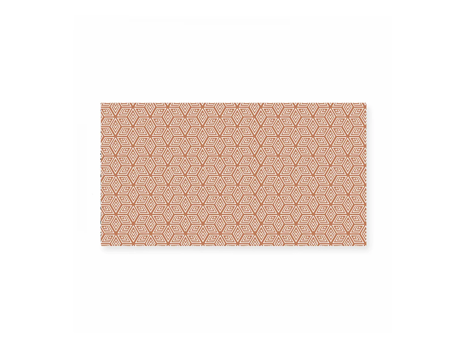 Tapis extérieur rectangulaire à motifs en PVC 80 x 148 cm