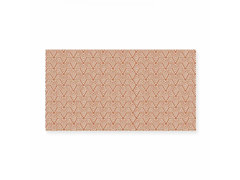 Tapis extérieur rectangulaire à motifs en PVC 80 x 148 cm