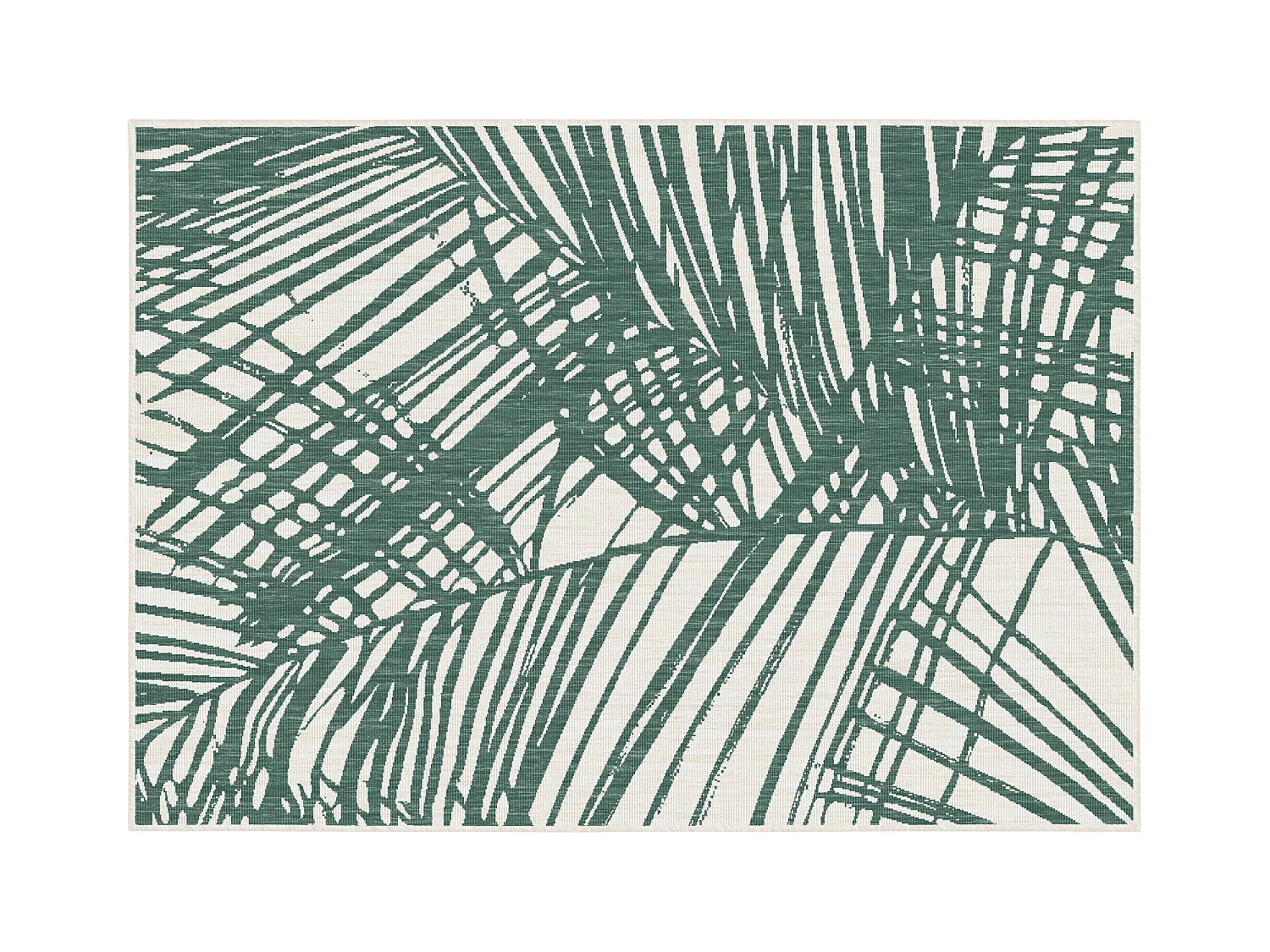 Tapis d'extérieur en polypropylène 160 x 230 cm vert