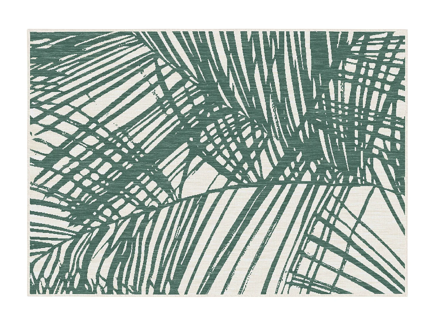 Tapis d'extérieur en polypropylène 160 x 230 cm vert