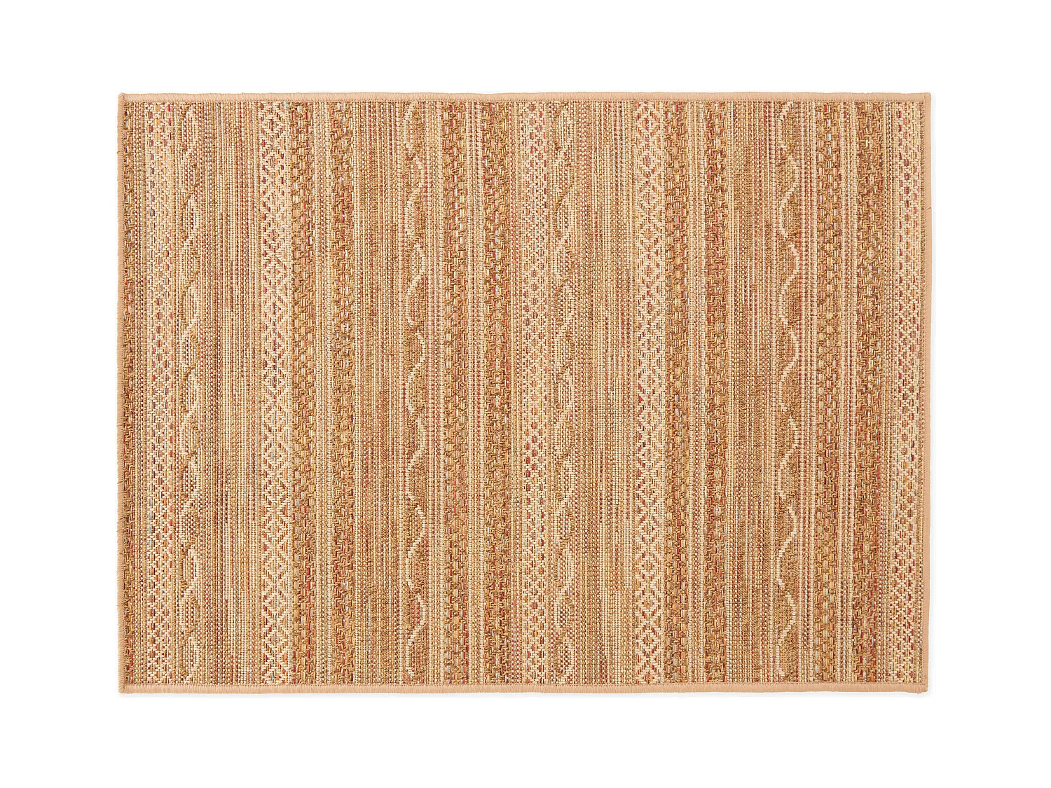 Tapis rectangulaire en polypropylène 200x290 cm rouille