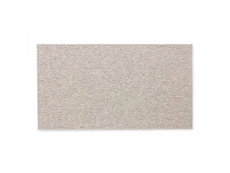 Tapis d'extérieur rectangulaire 80 x 150 cm gris