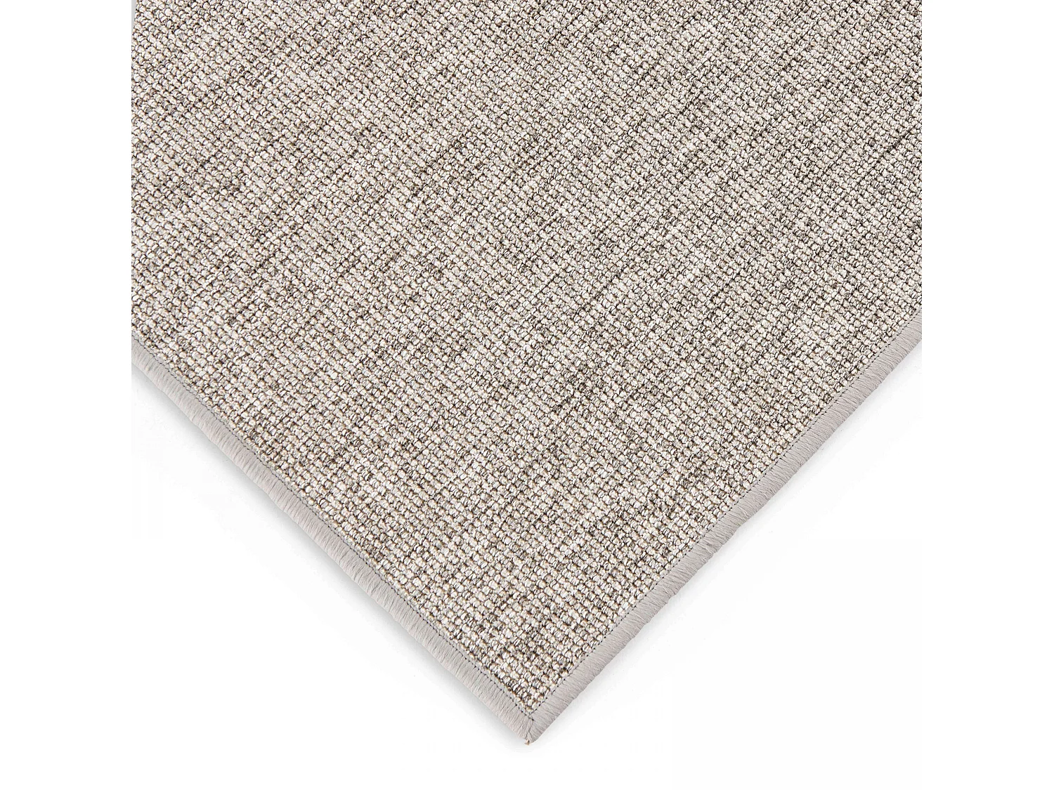 Tapis d'extérieur rectangulaire 80 x 150 cm gris