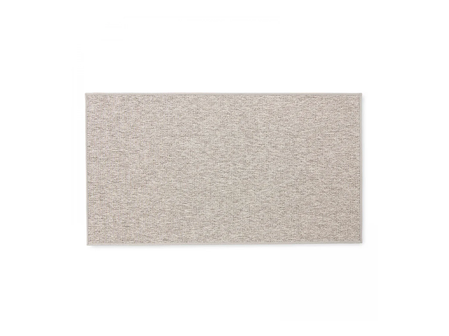 Tapis d'extérieur rectangulaire 80 x 150 cm gris