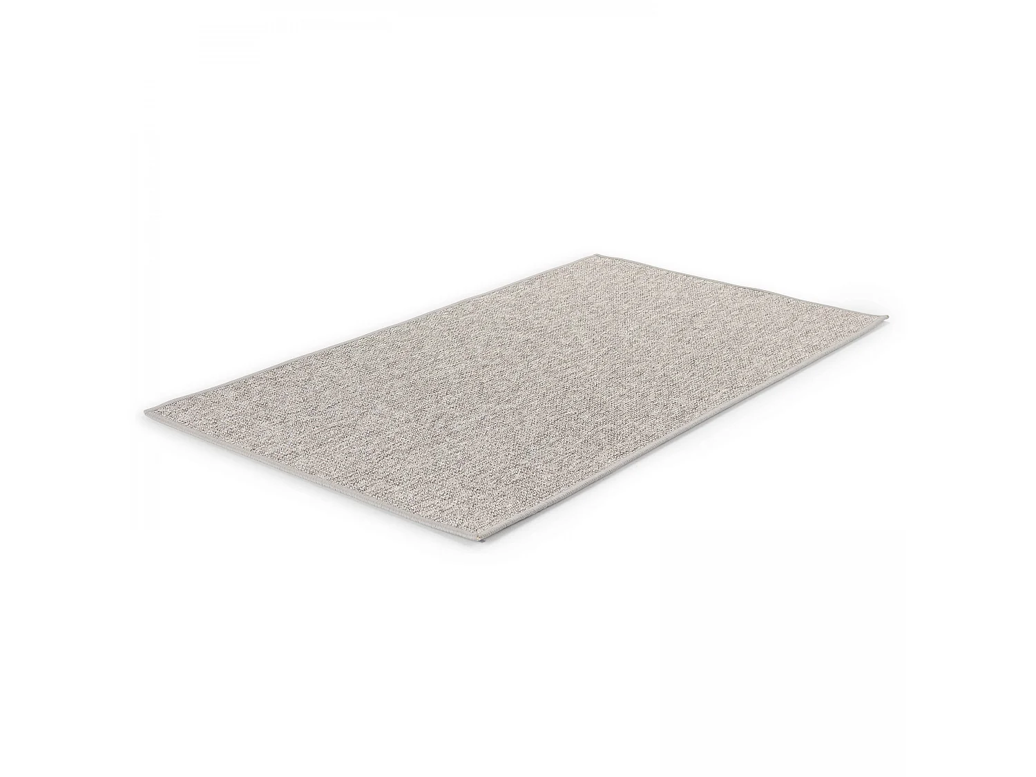 Tapis d'extérieur rectangulaire 80 x 150 cm gris