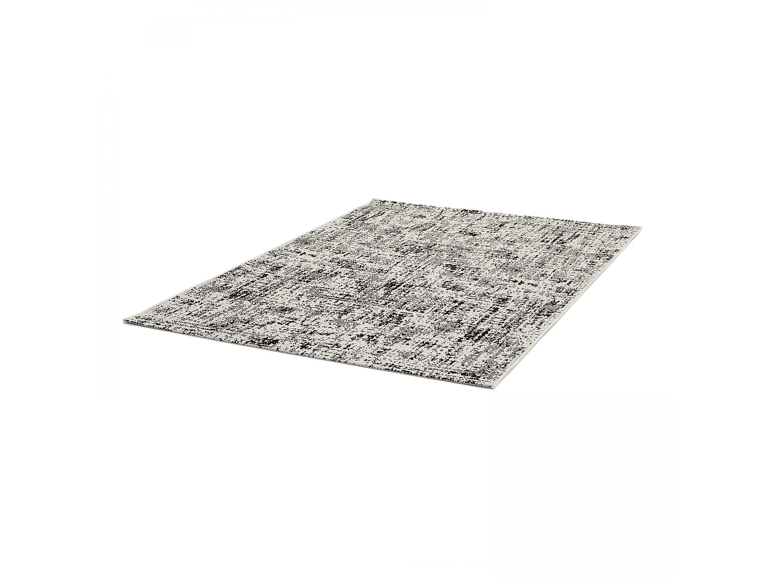 Tapis d'extérieur en polypropylène 120 x 170 cm blanc
