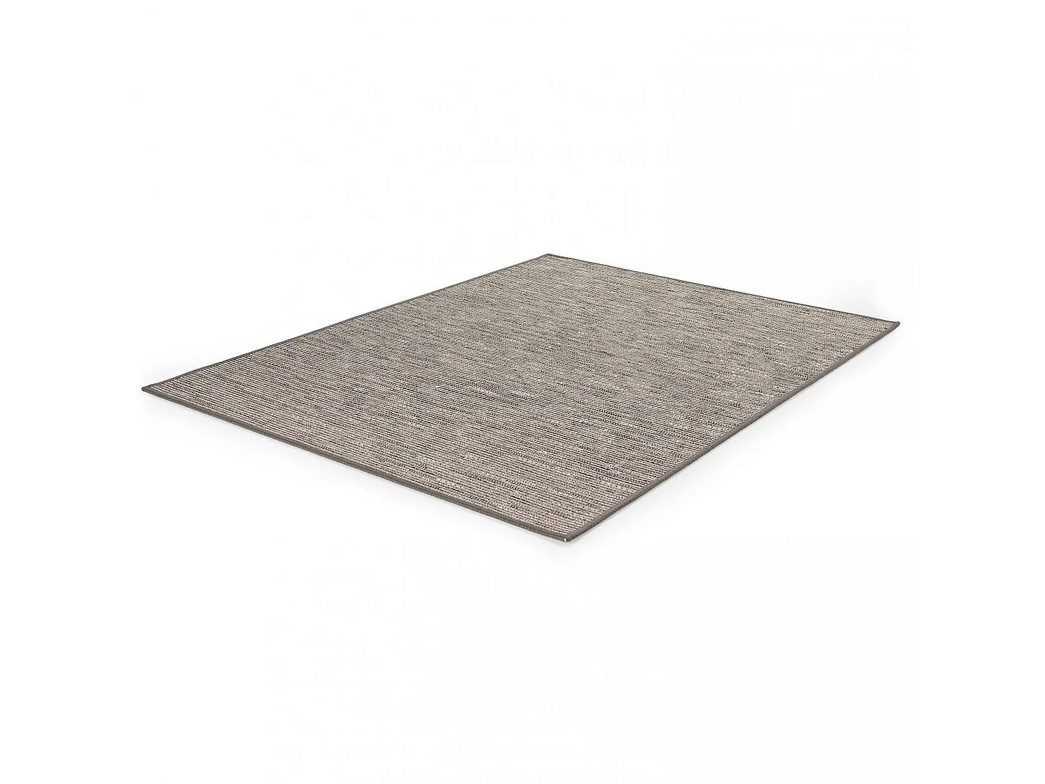 Tapis rectangulaire en polypropylène 120x160 cm terre