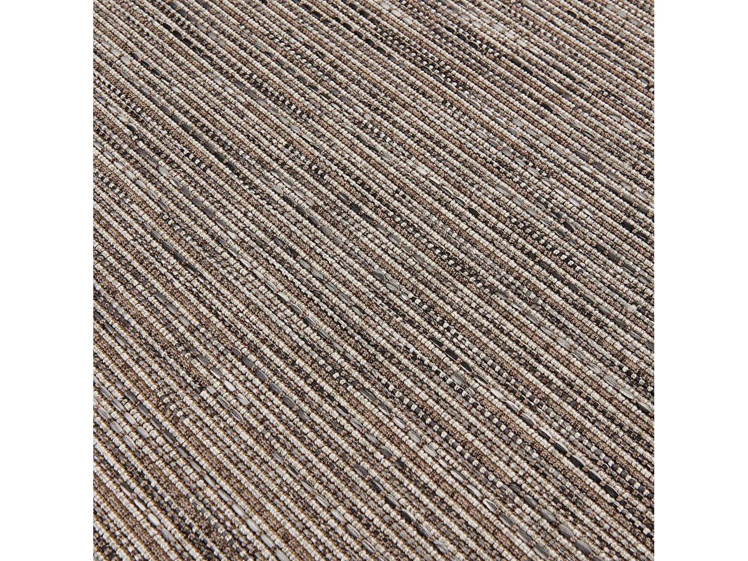 Tapis rectangulaire en polypropylène 120x160 cm terre