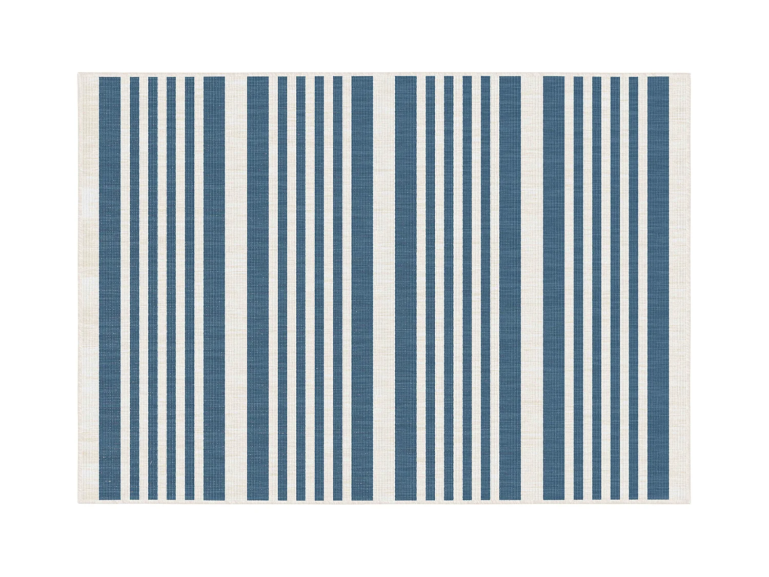 Tapis d'extérieur en polypropylène 120 x 170 cm bleu