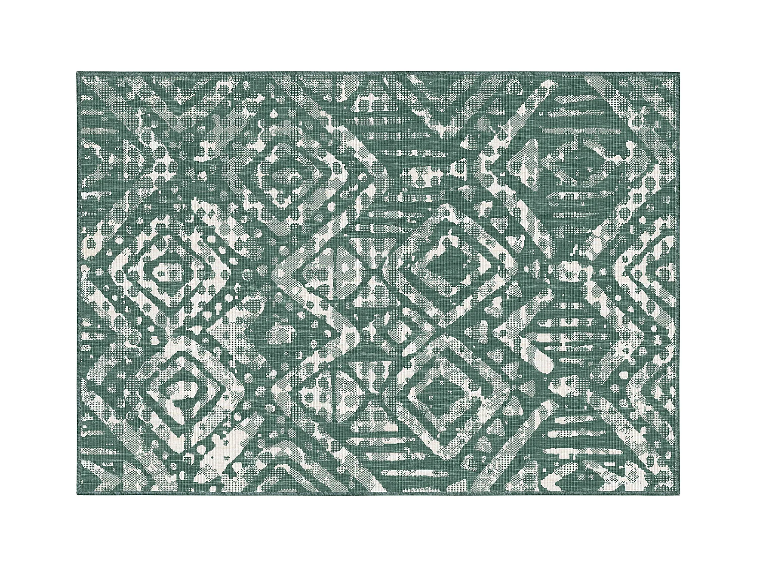 Tapis d'extérieur en polypropylène 160 x 230 cm vert