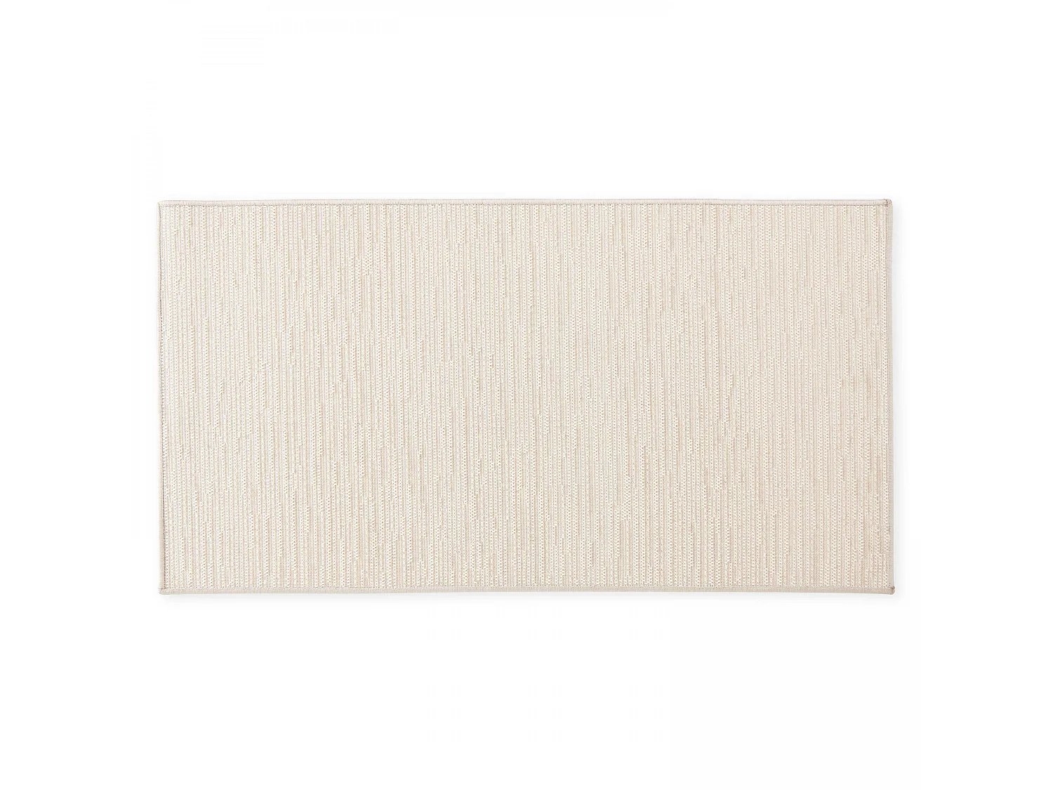 Tapis rectangulaire en polypropylène 80x150 cm sable