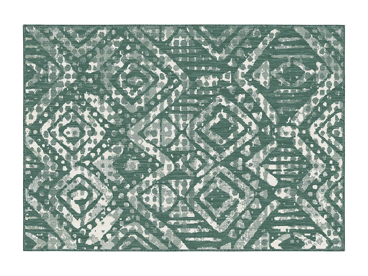 Tapis d'extérieur en polypropylène 200 x 290 cm vert