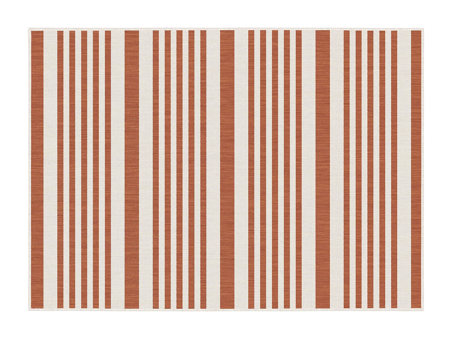 Tapis d'extérieur en polypropylène 160 x 230 cm terracotta
