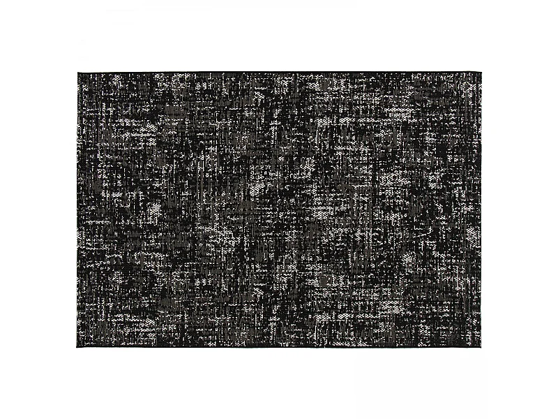 Tapis d'extérieur en polypropylène 200 x 290 cm noir