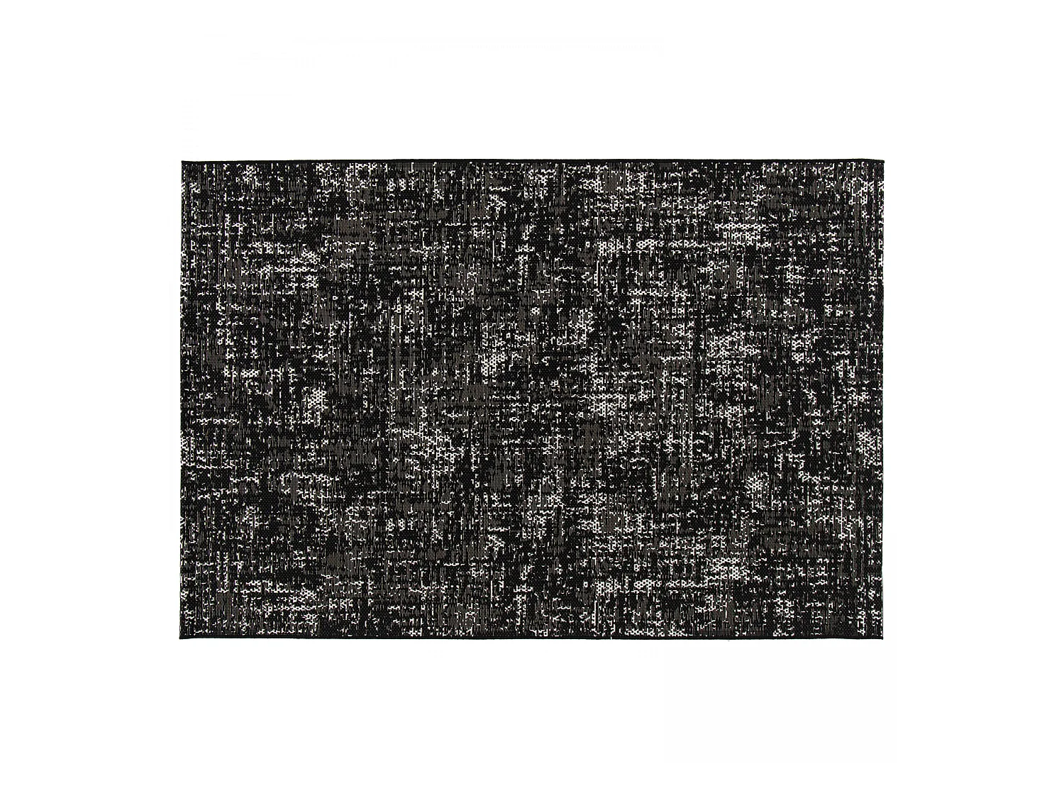 Tapis d'extérieur en polypropylène 200 x 290 cm noir