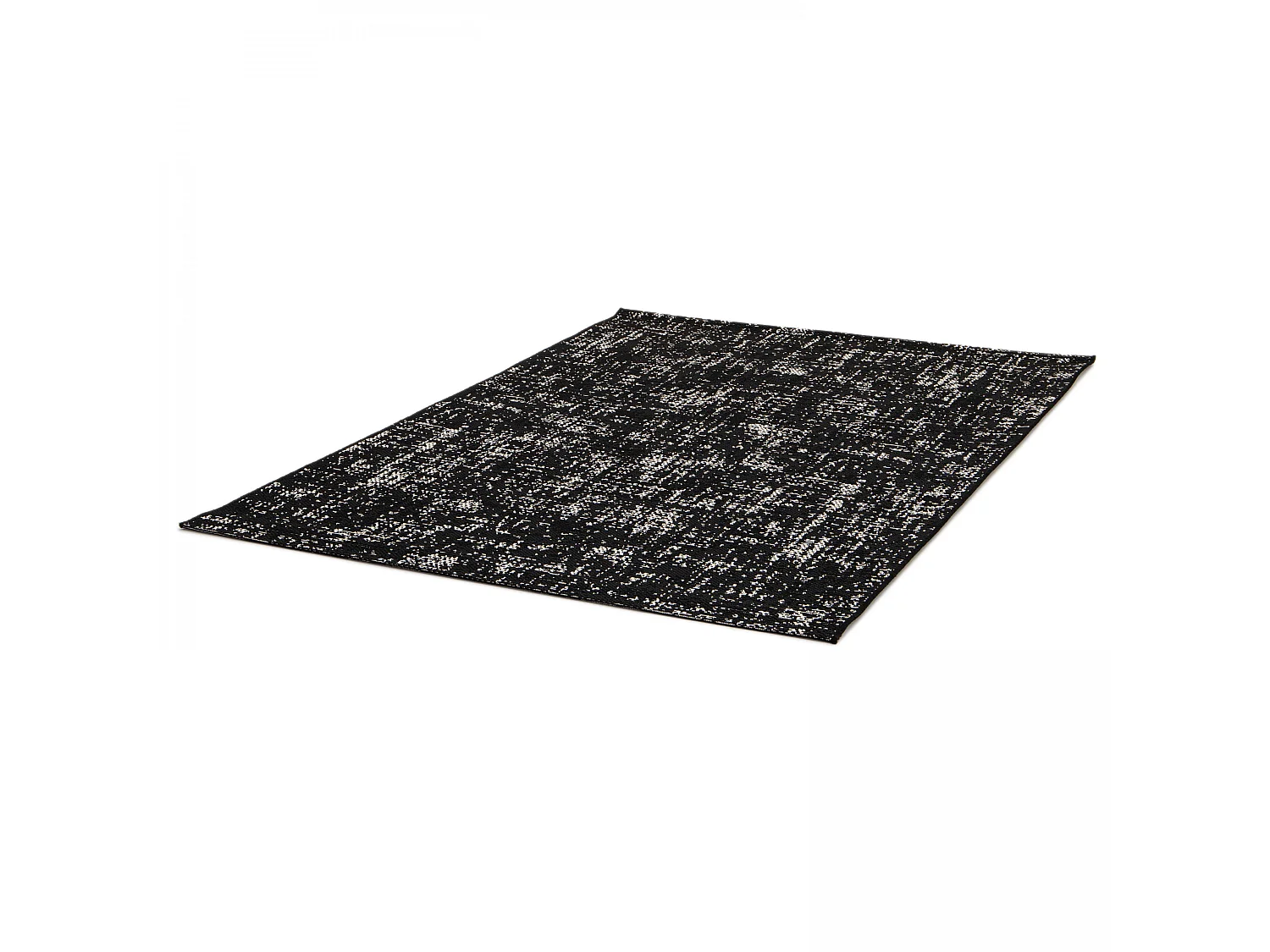 Tapis d'extérieur en polypropylène 200 x 290 cm noir