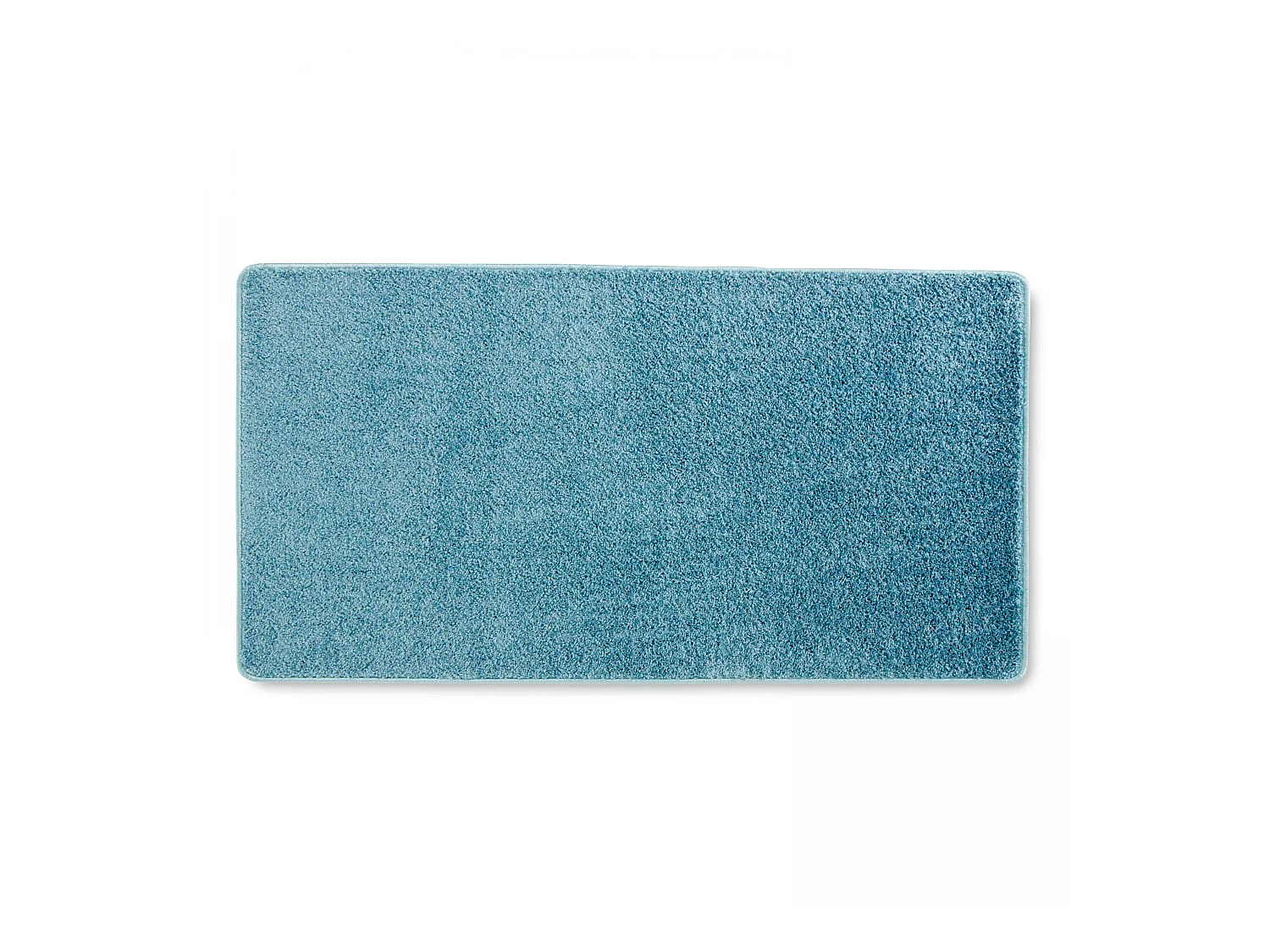 Tapis rectangulaire en polypropylène 80x150 cm bleu