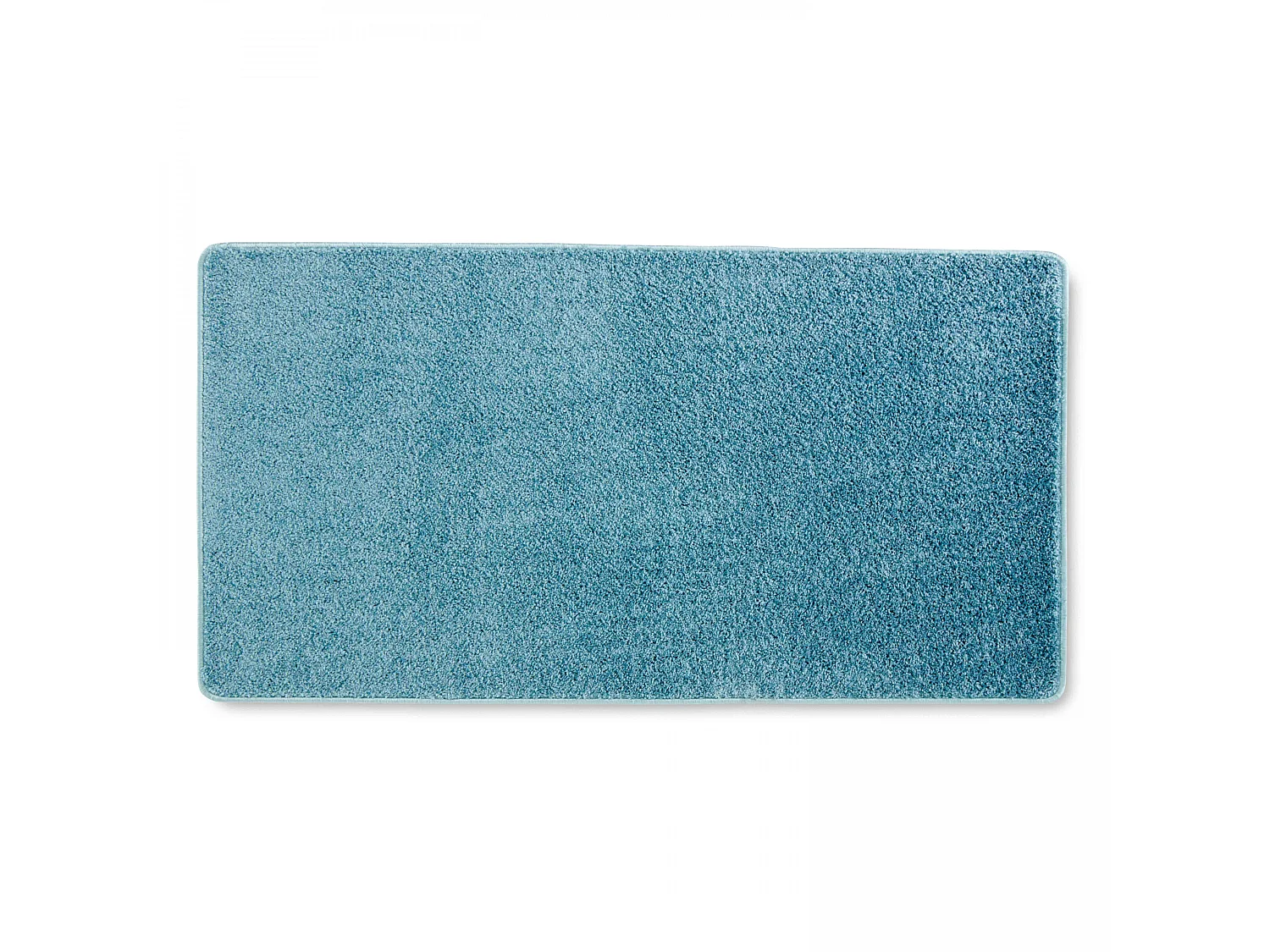 Tapis rectangulaire en polypropylène 80x150 cm bleu