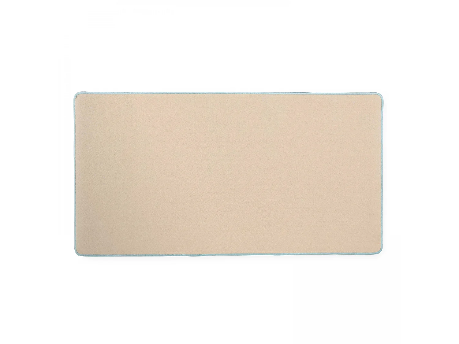 Tapis rectangulaire en polypropylène 80x150 cm bleu