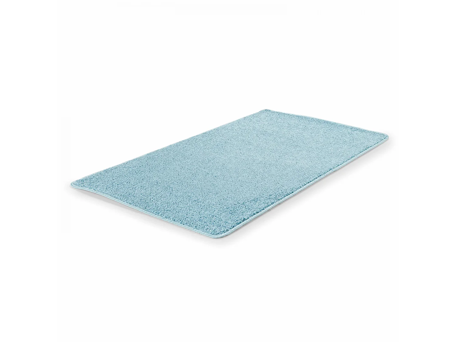 Tapis rectangulaire en polypropylène 80x150 cm bleu
