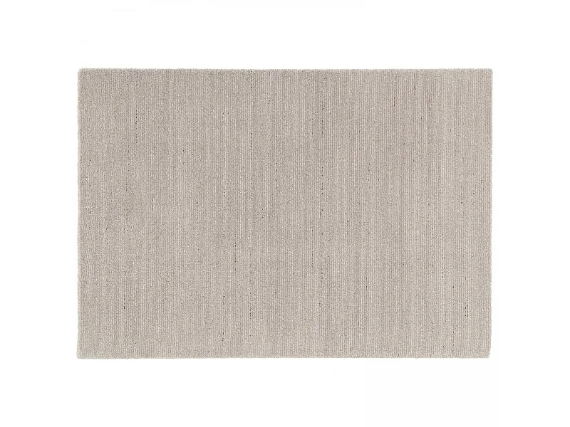 Tapis rectangulaire en polypropylène gris clair 160 x 230 cm